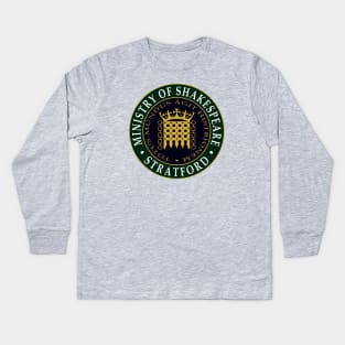 Ministry of Shakespeare Kids Long Sleeve T-Shirt